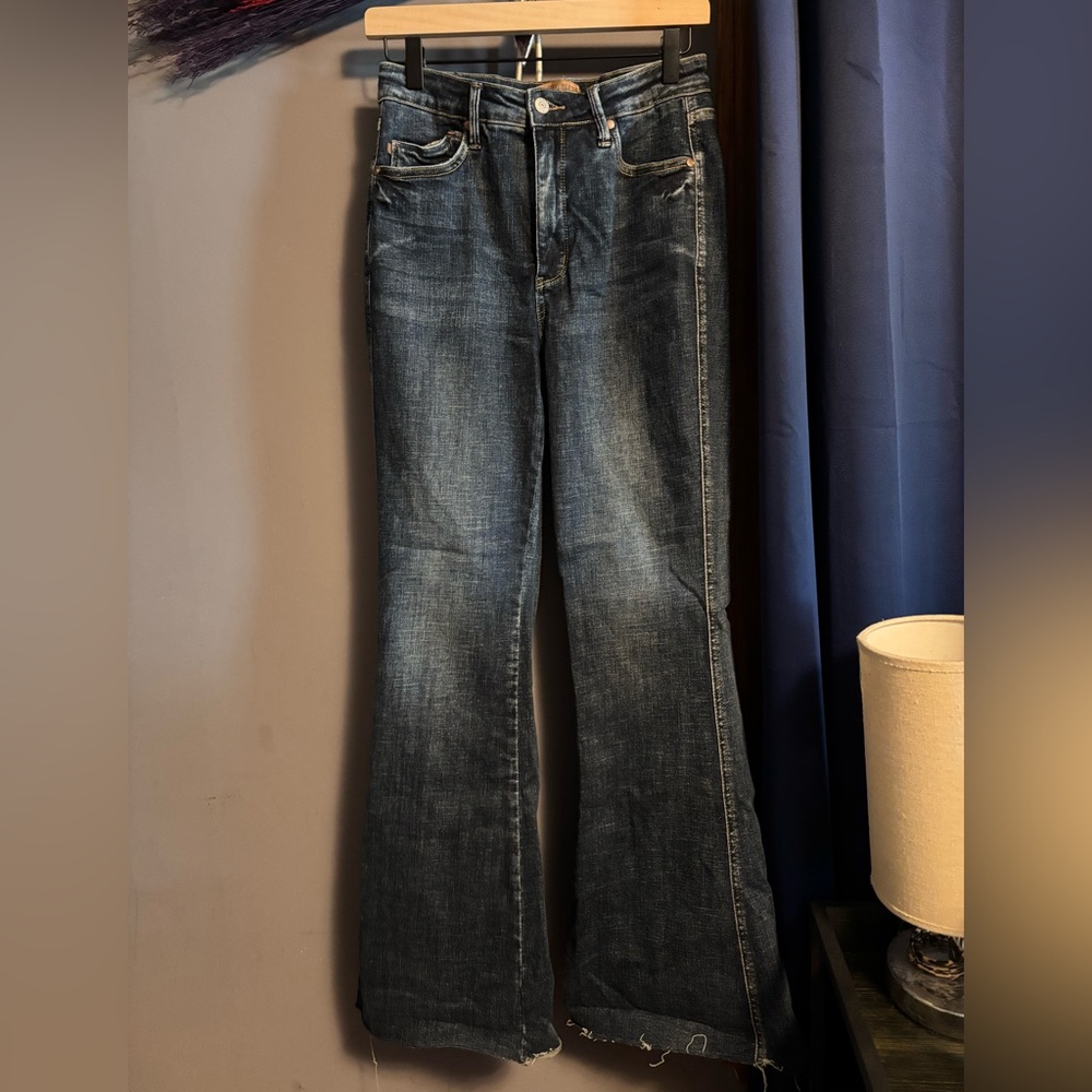 Judy Blue Dark Blue Flare Jeans